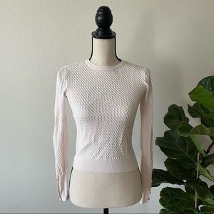 *** ZARA Long Sleeve Sweater Gold Button Details Small S ***